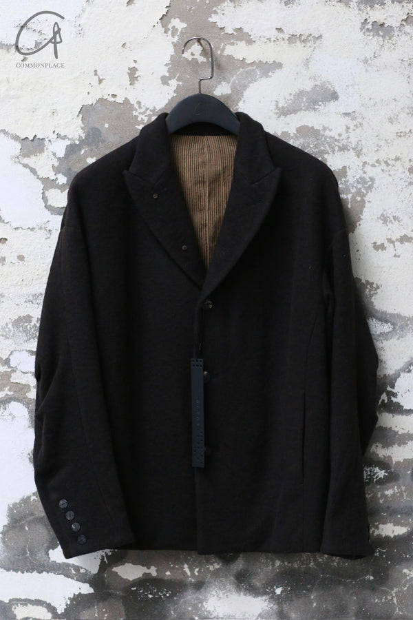 DEVOA 24 Autumn and Winter Camel Hair Jacket Japan DVA-JKK-SMCL-FADE BLACK JKK-SMCL